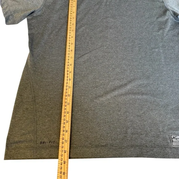 Nike Pro Combat Shirt FITTED Gray DriFit, Size XL - Picture 6 of 6